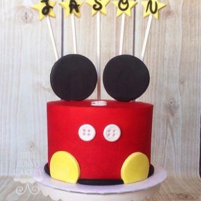 Mickey Mouse theme cake 4
