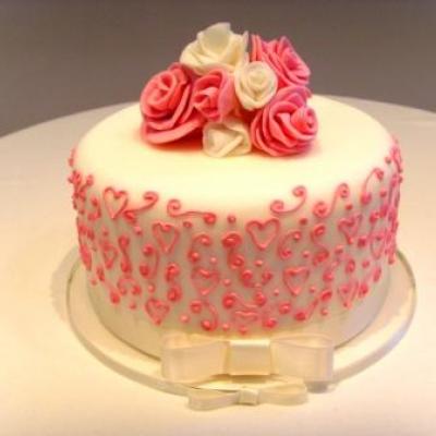 Buy Floral Chocoalte Cake  Anniversary Cakes  OrderYourChoice