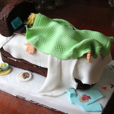 Lazy boy theme cake