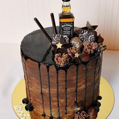 Jack Daniels Theme cake 1